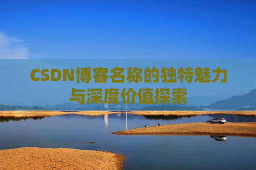 CSDN博客名称的独特魅力与深度价值探索